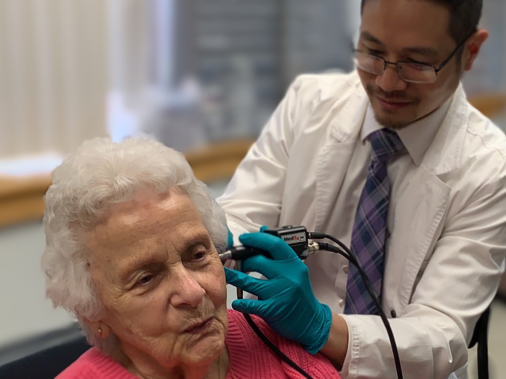 Alex Lee and older patient