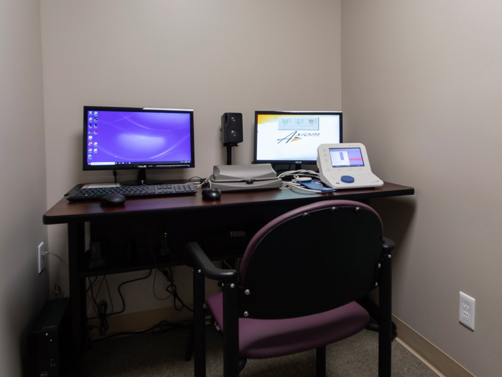 Audio Professional Hearing Centers York office space and laptops