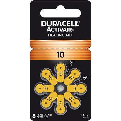 Duracell Activair MF Batteries (10 cards of 8 batt)