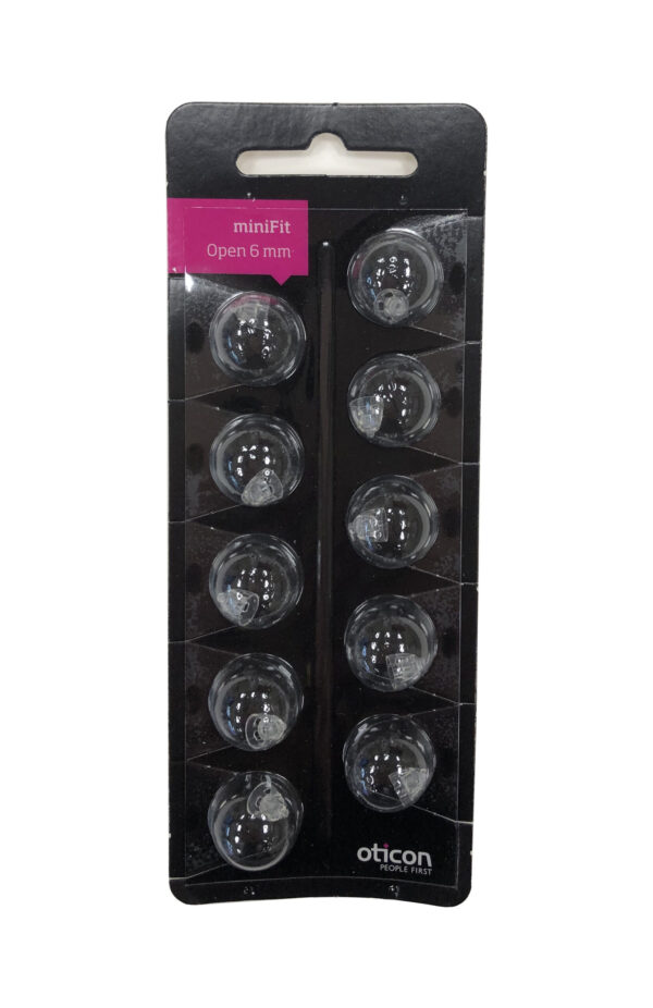 Oticon Domes - MiniFit Open, 5mm (10/pack)