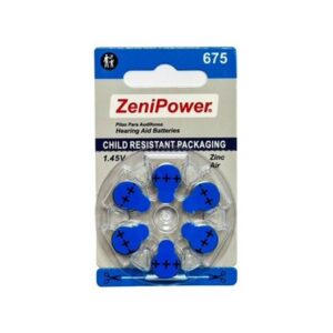 ZeniPower MF Batteries (10 cards of 6 batteries) - 675